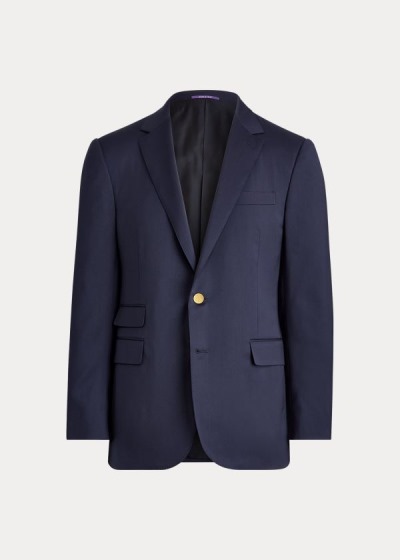 Men's Ralph Lauren Gregory Wool Serge Blazers | 017562PDM